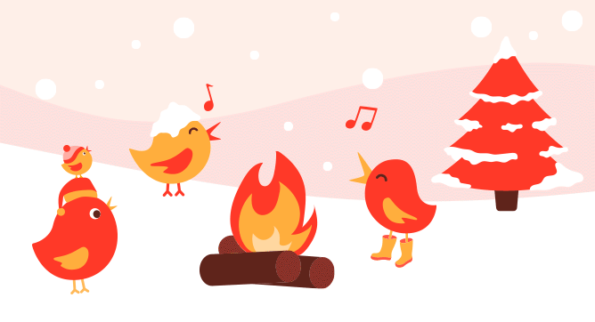 Vögelchen Illustration